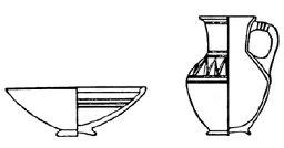 Два глиняных горшка сошедшие с гончарного круга и обожженные при температуре - фото 26