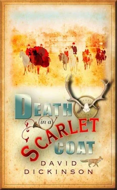 David Dickinson Death in a Scarlet Coat обложка книги