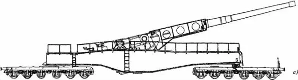 Рис 83 а 28см железнодорожная установка Новый Бруно 28 cm BrKNE в - фото 154