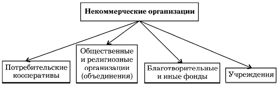 Рис 4 Организационные формы некоммерческих организаций Хозяйственные - фото 4