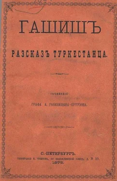 Арсений Голенищев-Кутузов Гашиш. Рассказ туркестанца (В стихах) обложка книги