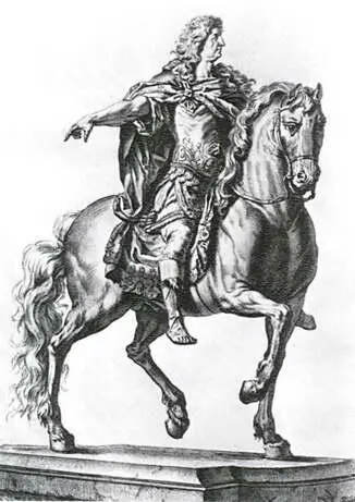 1 Франсуа Жирардон 16281715 Конная статуя Людовика XIV 1699 Гравюра 1744 - фото 20