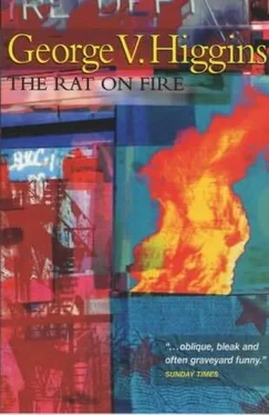 George Higgins The rat on fire обложка книги