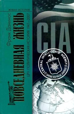 Франк Данинос Повседневная жизнь ЦРУ. Политическая история 1947-2007 обложка книги