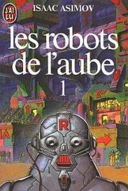 Isaac Asimov Les robots de l'aube обложка книги