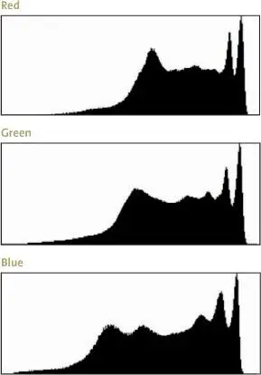 Figure 119 Individual channel histograms So lets prescribe a sensible - фото 212