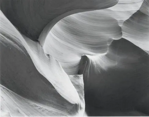 My eye was attracted to a dark swirl of rock surrounded by an apparent outward - фото 266