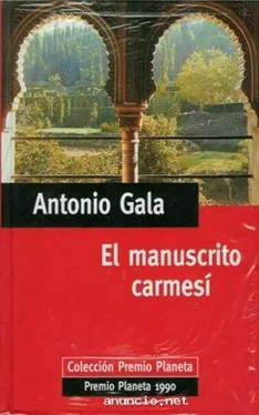 Antonio Gala El manuscrito carmesí обложка книги