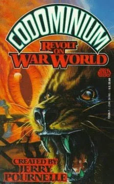 Jerry Pournelle Revolt on War World обложка книги