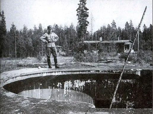 Батарея Каарнайоки осенью 1941 года О Väliaho Laatokan linnahheet - фото 3