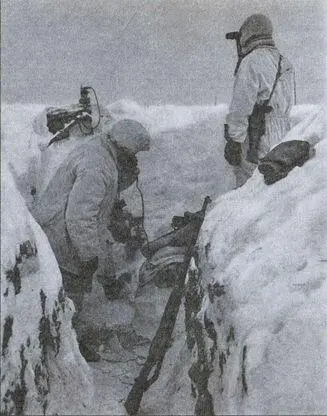 Финские наблюдатели у озера Сувантоярви Talvisodan historia том II - фото 15