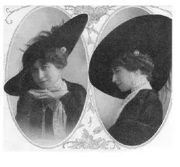 13 The actress Gabrielle Dorziat 1910 in MarieLouise hats almost - фото 19