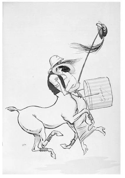 17 By 1913 Gabrielle was becoming known and Sem caricatured her with her - фото 23