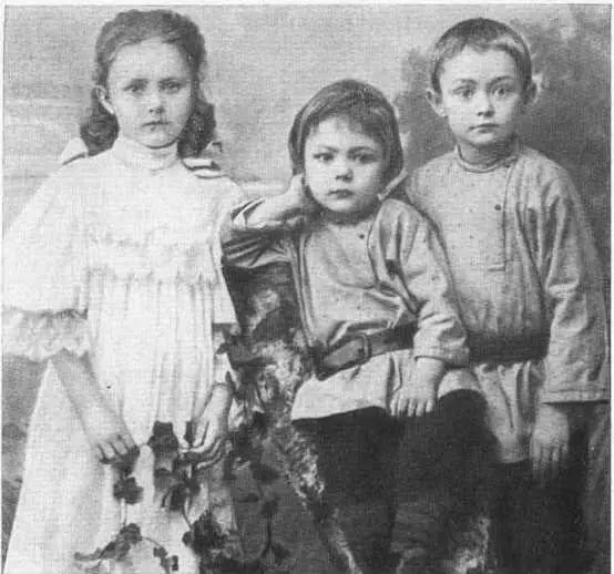 Александра Борис и Яков Стечкины 1896 г Борис Стечкин воспитанник - фото 4