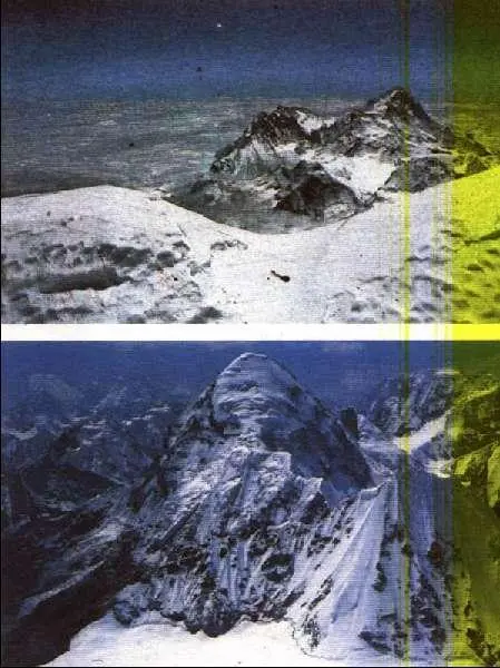 57 Панорама Гималаев с вершины Эвереста Е Иванова по рации с вершины - фото 62