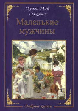 Луиза Олкотт Маленькие мужчины обложка книги