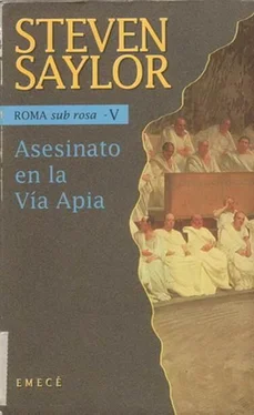 Steven Saylor Asesinato en la Vía Apia обложка книги