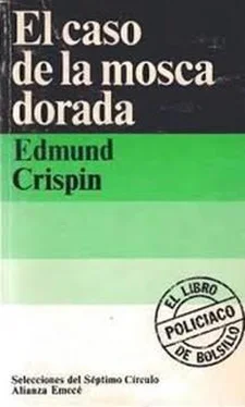 Edmund Crispin El caso de la mosca dorada обложка книги