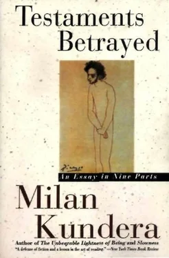 Milan Kundera Testaments Betrayed: An Essay in Nine Parts обложка книги