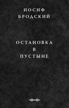 Иосиф Бродский Остановка в пустыне обложка книги