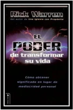 Rick Warren El Poder De Transformar Su Vida: Cómo obtener significado en lugar de mediocridad personal обложка книги