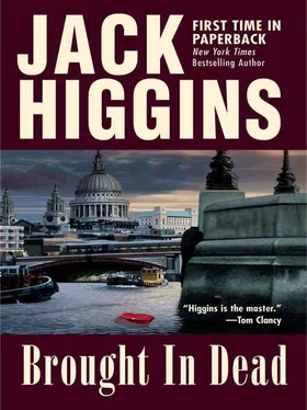 Jack Higgins Brought in Dead обложка книги