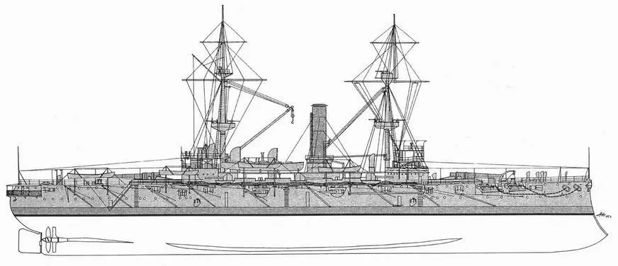 Ройал СоверенВнешний вид корабля по состоянию на 1893 г Остойчивость При - фото 11