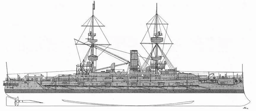 ЮпитерВнешний вид корабля по состоянию на 1904 г ЮпитерВнешний вид - фото 46
