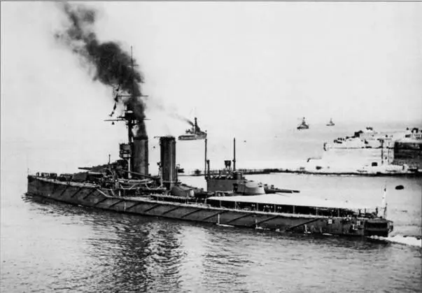 Линейный корабль Аякс Мальта февраль 1914 года Линейный корабль Аякс - фото 65
