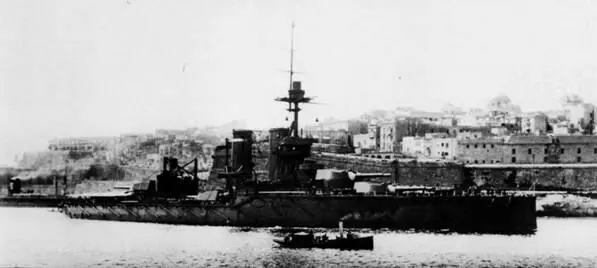 Линейный корабль Одейшес Февраль 1914 года Гибель линейного корабля - фото 68