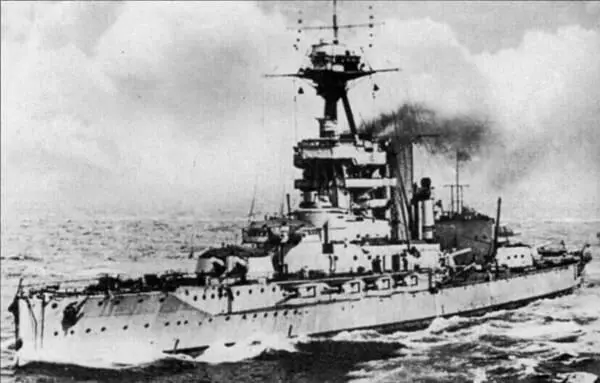 Линейный корабль Мальбро Средиземное море 1920е годы Линейный крейсер - фото 78