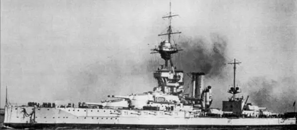 Линейный корабль Мальбро Средиземное море 1920е годы Линейный крейсер - фото 79