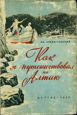 Вл. Архангельский Как я путешествовал по алтаю обложка книги