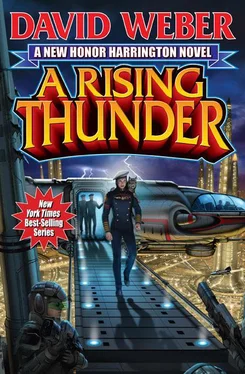 David Weber A Rising Thunder обложка книги