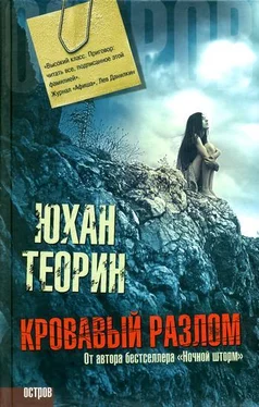 Юхан Теорин Кровавый разлом обложка книги