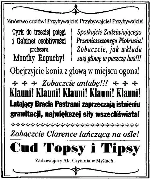 I tak biegły te informacje z góry w dół od wielkich do małych liter W - фото 2