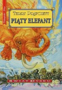 Terry Pratchett Piąty elefant обложка книги