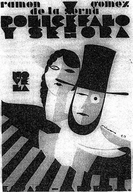 Dibujo de Rivero Gil para la primera edición 1932 de Policéfalo y señora En - фото 13