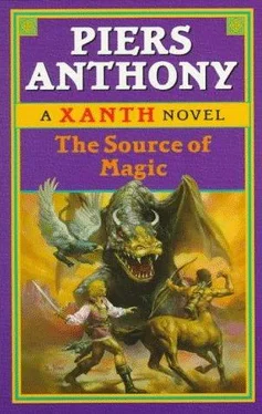 Piers Anthony The Source of Magic обложка книги