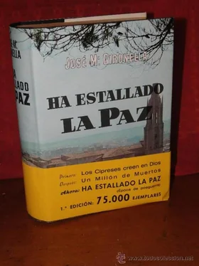 José Gironella Ha estallado la paz обложка книги