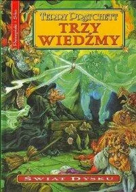 Terry Pratchett Trzy wiedźmy обложка книги