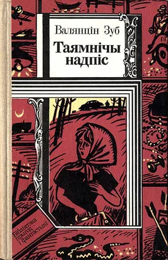 Валентин Зуб Таямнічы надпіс обложка книги