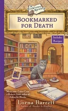 Lorna Barrett Bookmarked For Death обложка книги