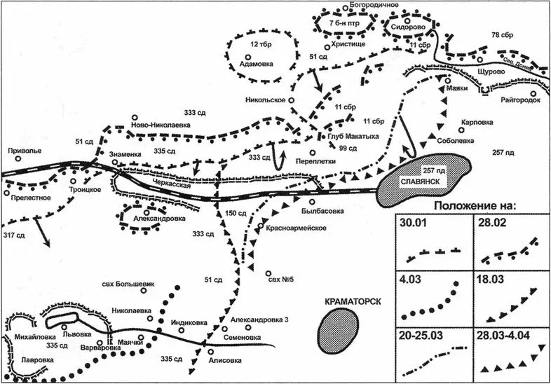 Наступательные операции войск 9й армии в январе мае 1942 г на севере - фото 6