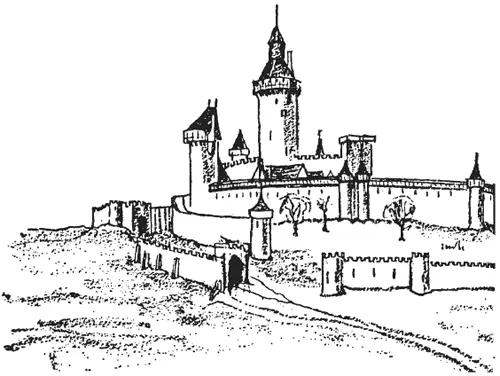 Рис 3 Замок Лузиньян во Франции Рисунок сделан с живописной картины - фото 3