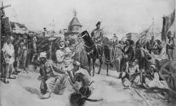 Майдан в Черкасске Донской казак на лошади Конный запорожский казак - фото 21