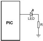 Figure 415 Connecting the LED in current sourcing mode The required program - фото 84