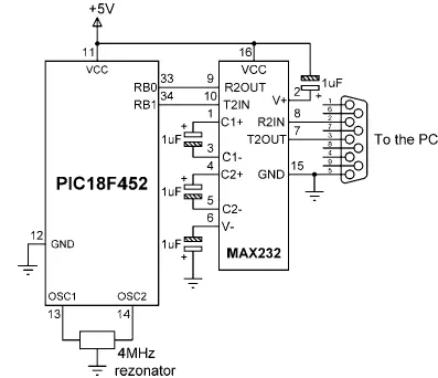 Figure 423 Circuit diagram of Example 413 Solution 413 The MAX232 chip - фото 92