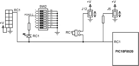 Figure 558 LED and pushbutton switch connections The fortysix pushbutton - фото 162