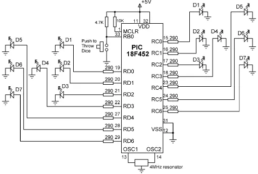 Figure 613 Circuit diagram of the project Project PDL The operation of the - фото 184
